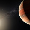 Jupitera tipa citplanēta mākslinieka skatījumā. Attēla autors: ESO/M.Kornmesser